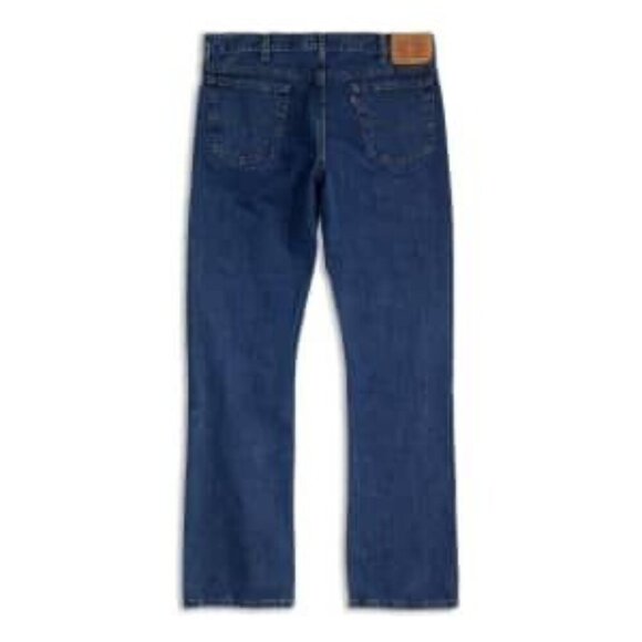 Levis 517 Bootcut Mens Jeans - Classic Fit Dark Wash Denim Size 38W x 30L - Picture 2 of 2